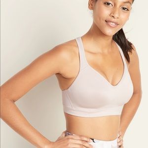 Old Navy High Support Racerback Sport Bra Pink 34D